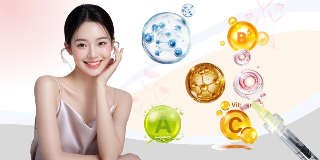Các dưỡng chất thường dùng trong tiêm meso phục hồi da